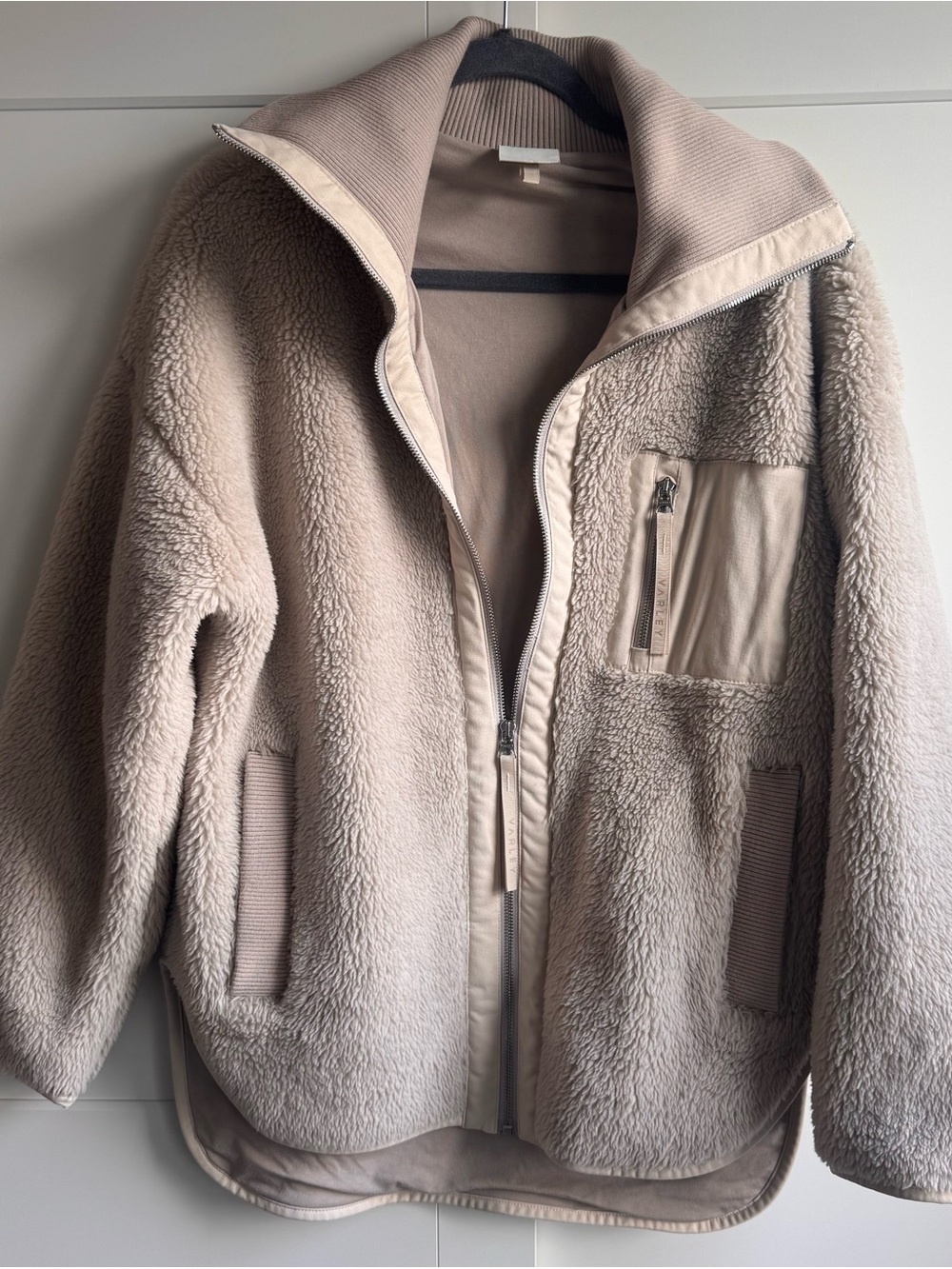 Varley Myla High Pile Fleece Jacket View 2